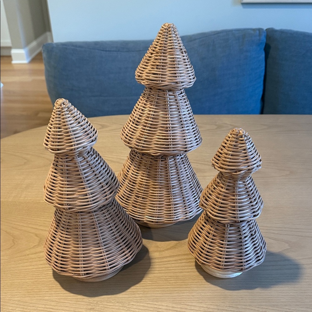 Studio McGee- Wicker Christmas Tree Set